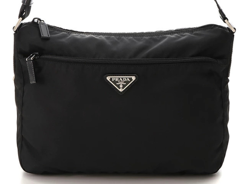Prada Tessuto shoulder bag black